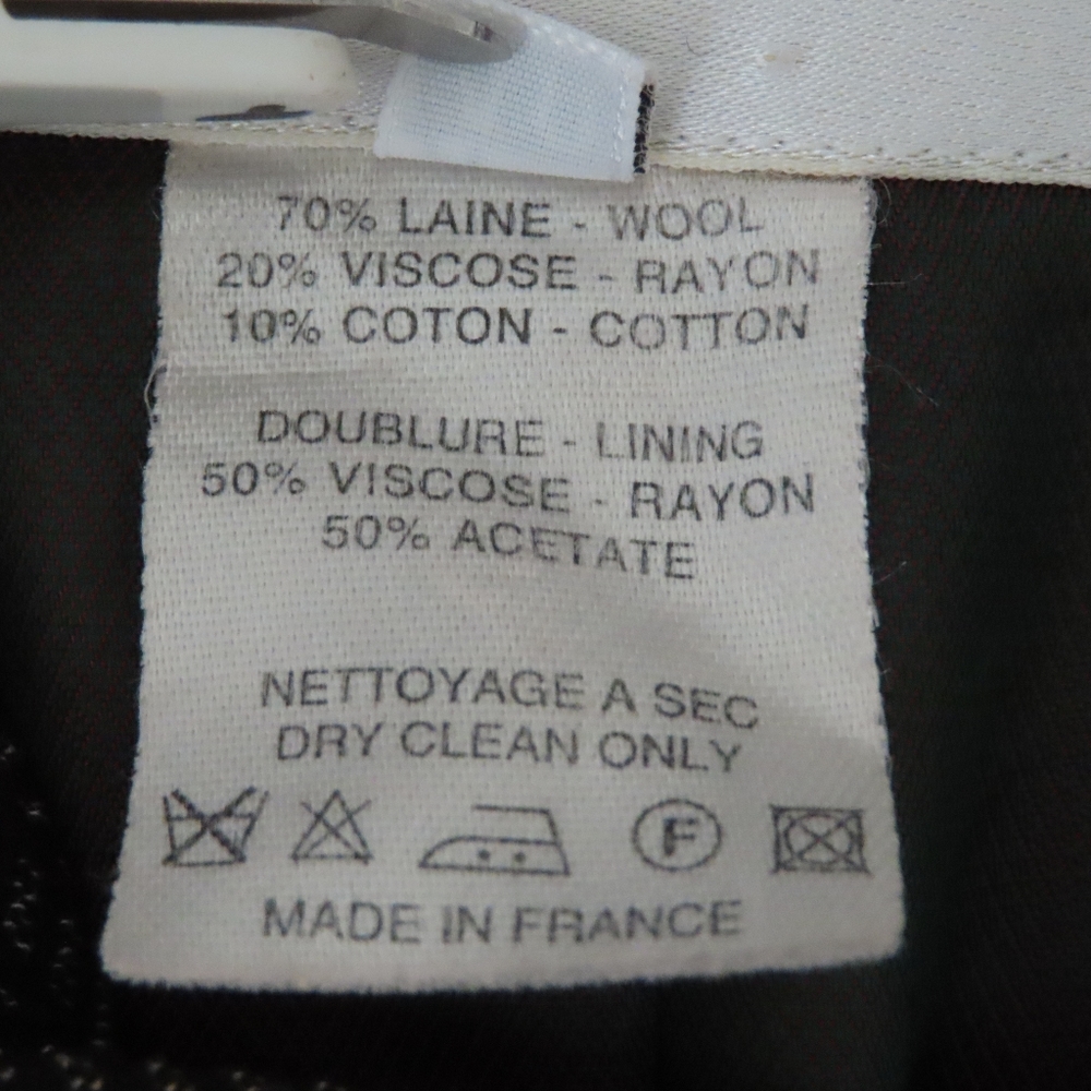 Barbara Bui Herringbone Pattern 2-Piece Wool Blend - image 3